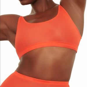 SKIMS jelly sheet bralette in color- Poppy